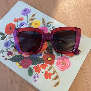 Juicy Couture Stylish Pink Purple Sunglasses, like new